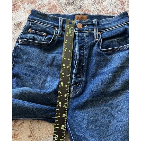 Mother The Tripper Ankle Fray Jeans Change Is In The Air Jeans Size 26 Stretch - Picture 5 of 11